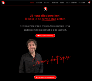 Never Say Never homepage